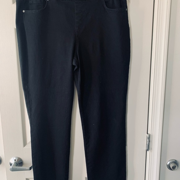 Style & Co. Pants - Woman’s Black Straight Leg Jeans (XL)